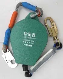 自锁式防坠落救生绳带减震包和新国标测试报告(铝合金壳体)