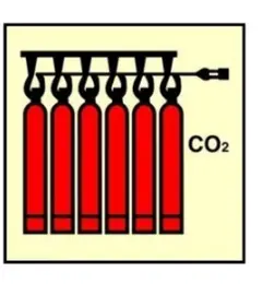 消防标志 CO2钢瓶组